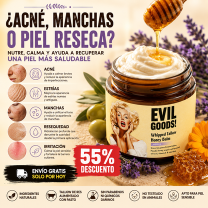 (55% Descuento) Crema Hidratante Natural EVIL GOODS ORIGINAL – Adiós Acné y Piel Seca