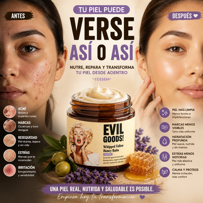 (55% Descuento) Crema Hidratante Natural EVIL GOODS ORIGINAL – Adiós Acné y Piel Seca