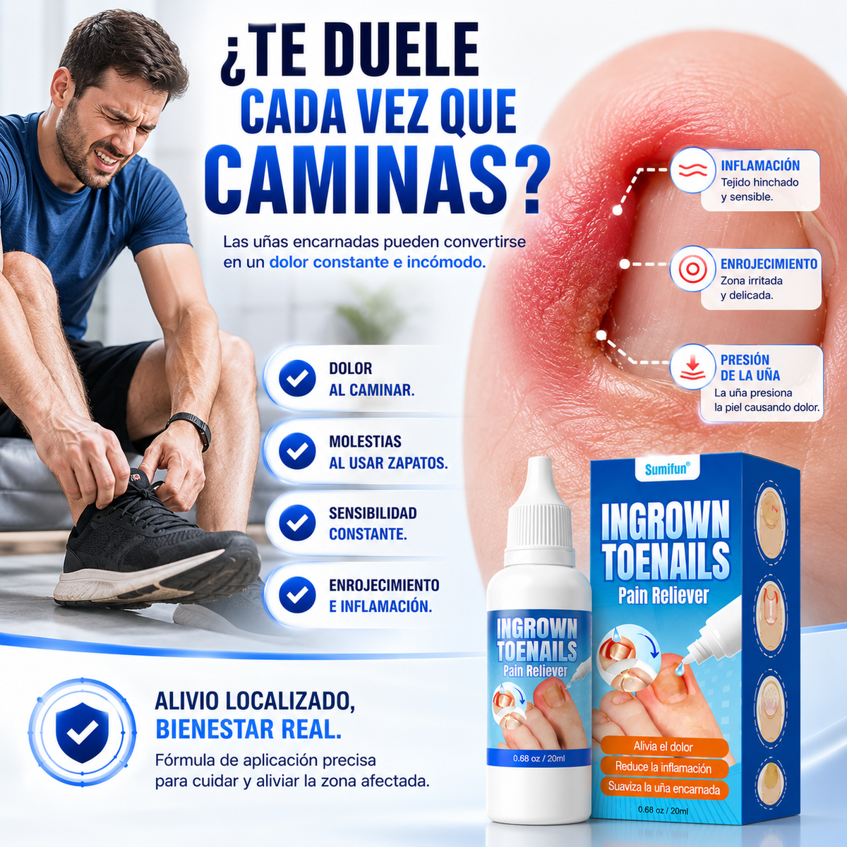 (55% DESCUENTO) NailRelief™ | Elimina el Dolor y Recupera la Comodidad