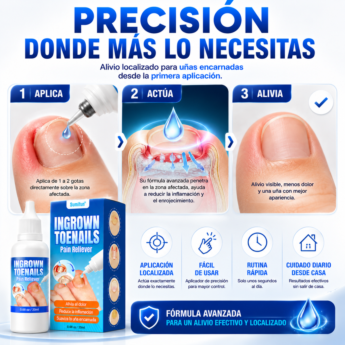 (55% DESCUENTO) NailRelief™ | Elimina el Dolor y Recupera la Comodidad