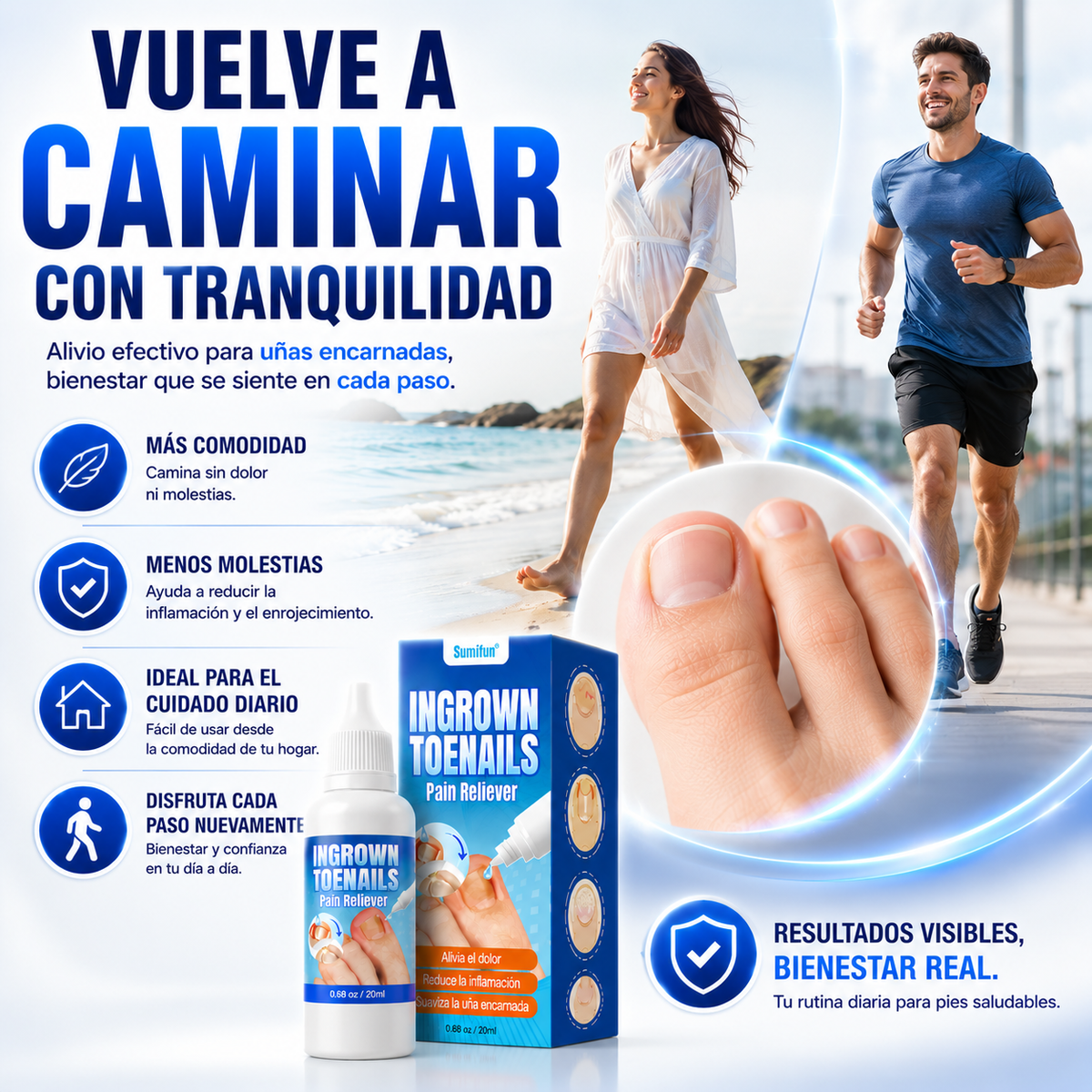 (55% DESCUENTO) NailRelief™ | Elimina el Dolor y Recupera la Comodidad