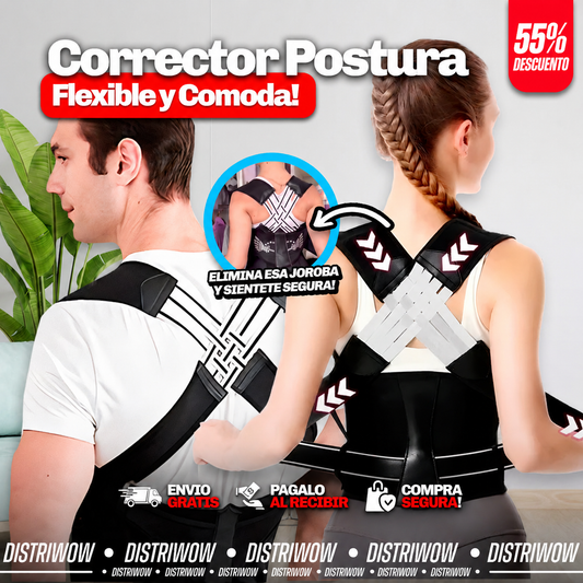 (OFERTA 2X1) Corrector de Postura PRO – Corrige y Alivia tu Espalda