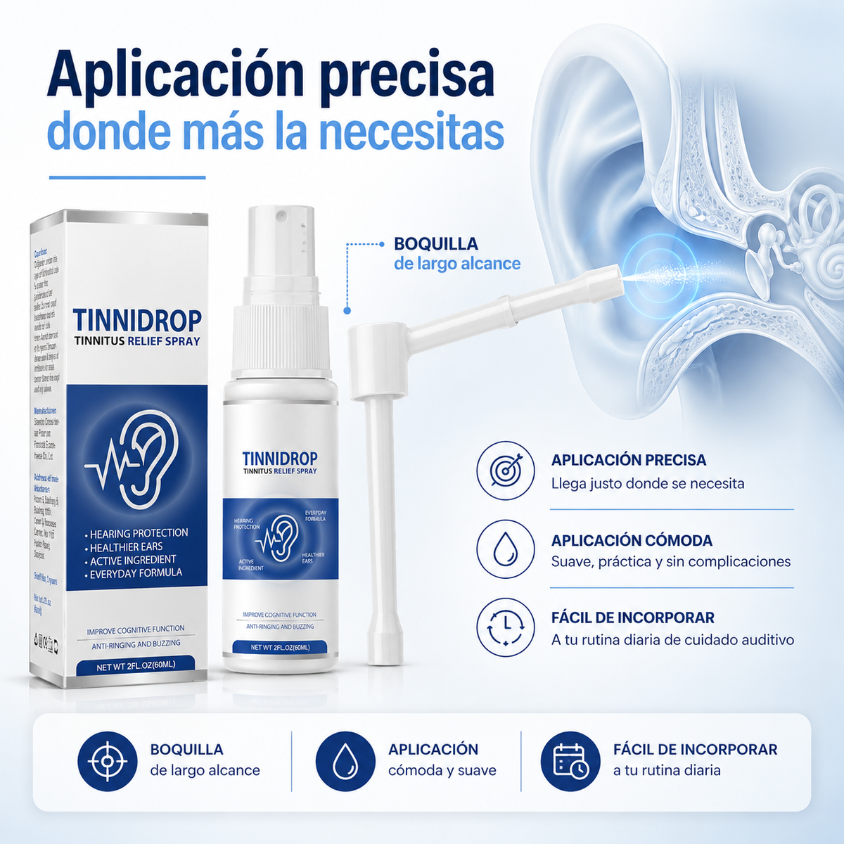 (55% DESCUENTO) TinniDrop™ | Recupera el Silencio y la Tranquilidad