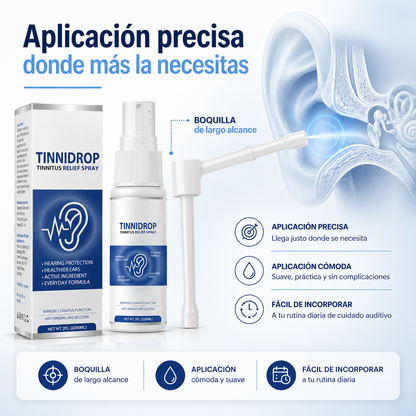 (55% DESCUENTO) TinniDrop™ | Recupera el Silencio y la Tranquilidad