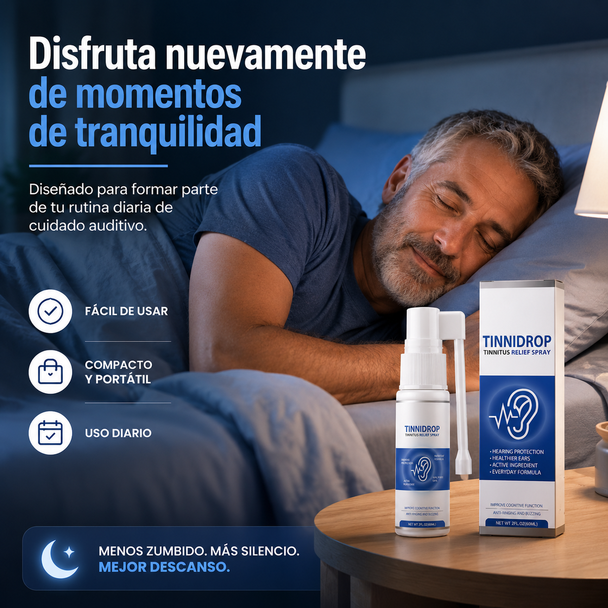 (55% DESCUENTO) TinniDrop™ | Recupera el Silencio y la Tranquilidad