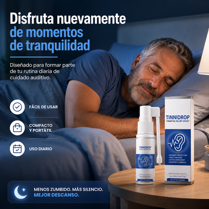 (55% DESCUENTO) TinniDrop™ | Recupera el Silencio y la Tranquilidad