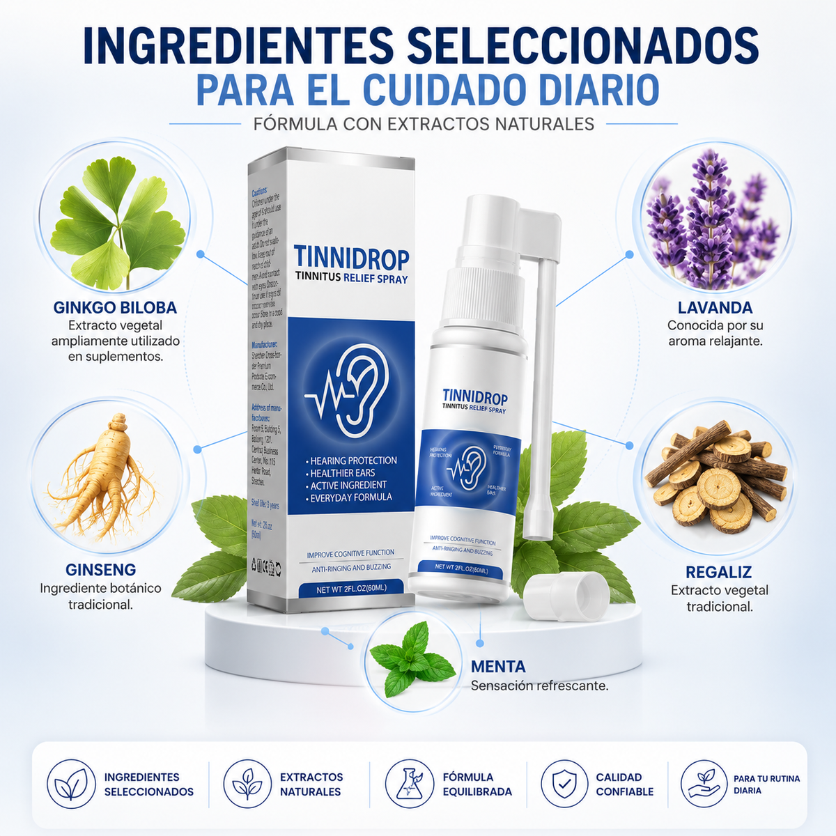 (55% DESCUENTO) TinniDrop™ | Recupera el Silencio y la Tranquilidad