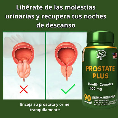 (LLEVA 2 PAGA 1)  Oferta 2x1 Prostate Plus™ 100% original – Mejor Flujo Urinario y Bienestar Masculino