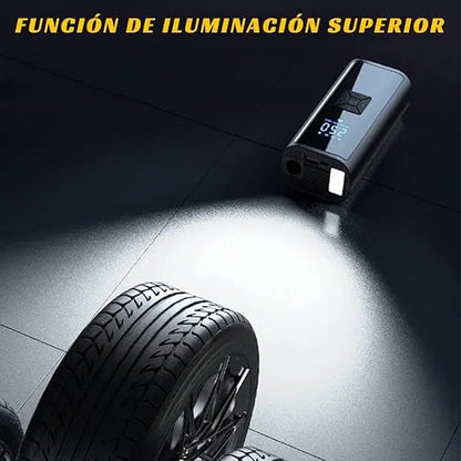 (55% DESCUENTO) Inflador Digital Automático | Infla Autos, Motos Y Bicicletas