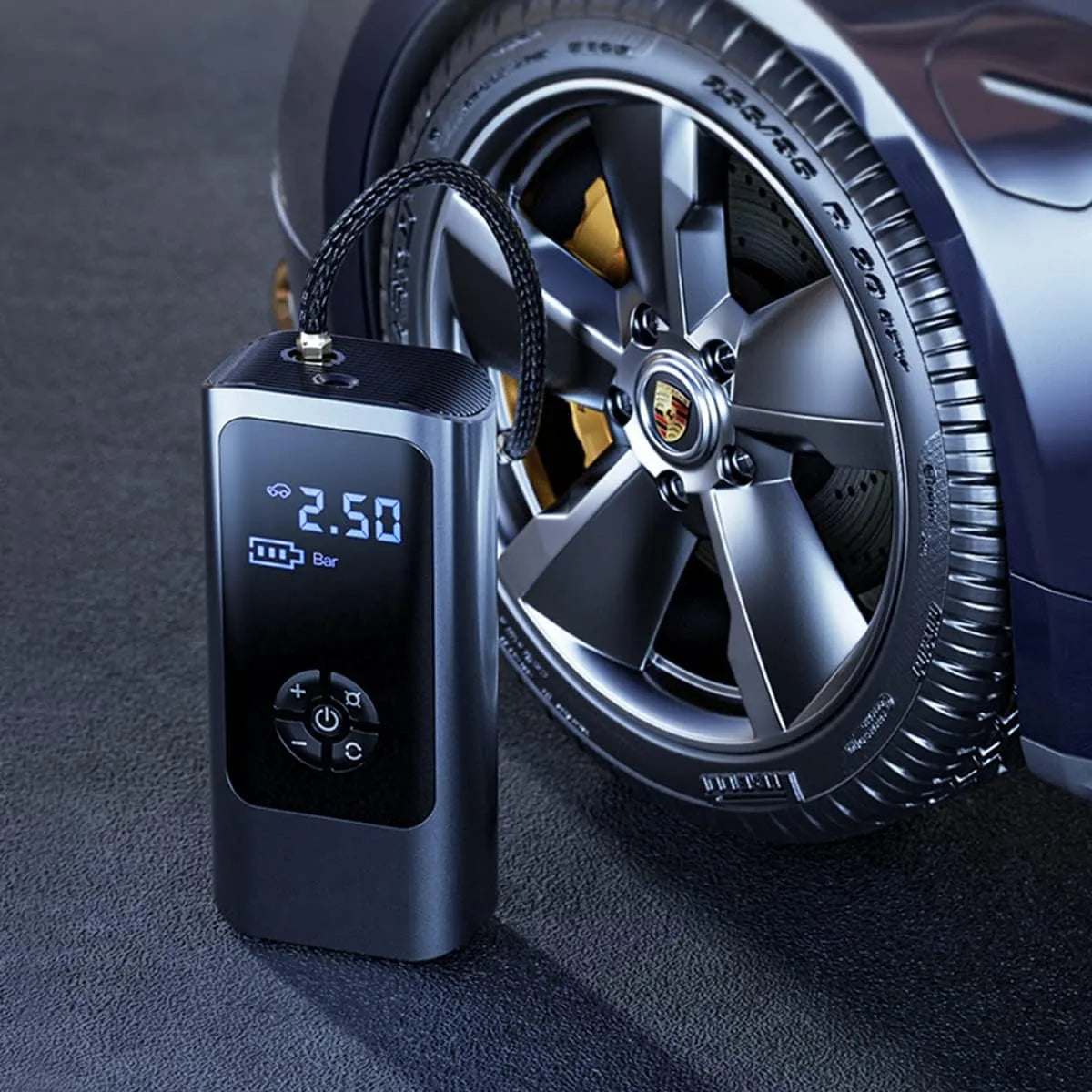 (55% DESCUENTO) Inflador Digital Automático | Infla Autos, Motos Y Bicicletas