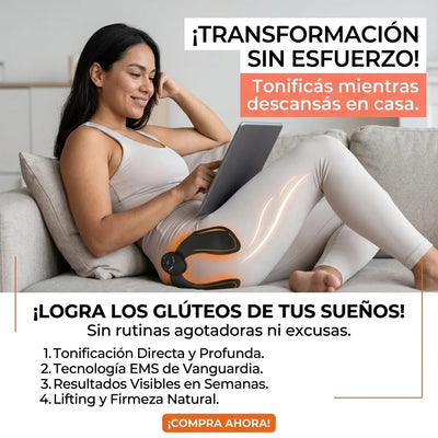 (55% DESCUENTO) ¡Tonificador EMS de Glúteos! - Glúteos Más Firmes Todos los Días