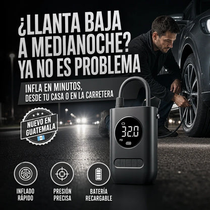 (55% DESCUENTO) Inflador Digital Automático | Infla Autos, Motos Y Bicicletas